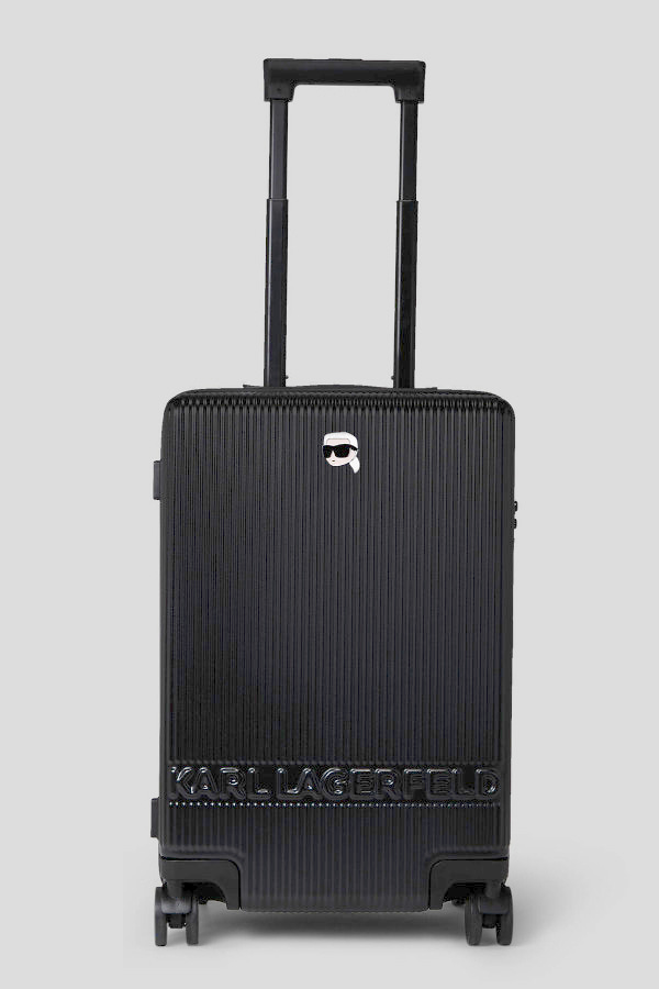  KARL LAGERFELD TRAVEL SUITCASE - A999 BLACK